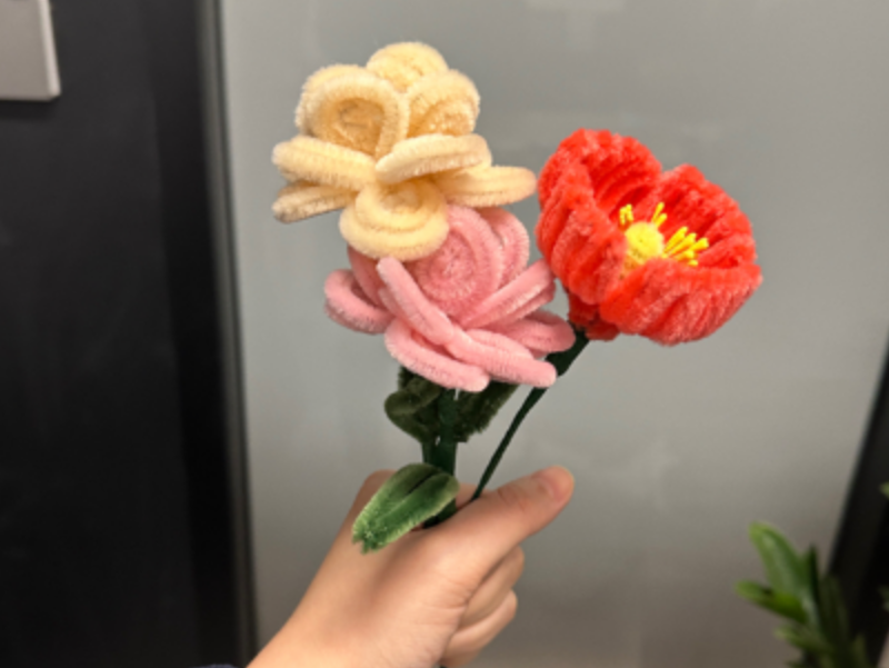 菊花衍生绒花手作DIY